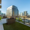 grass area with view of the city